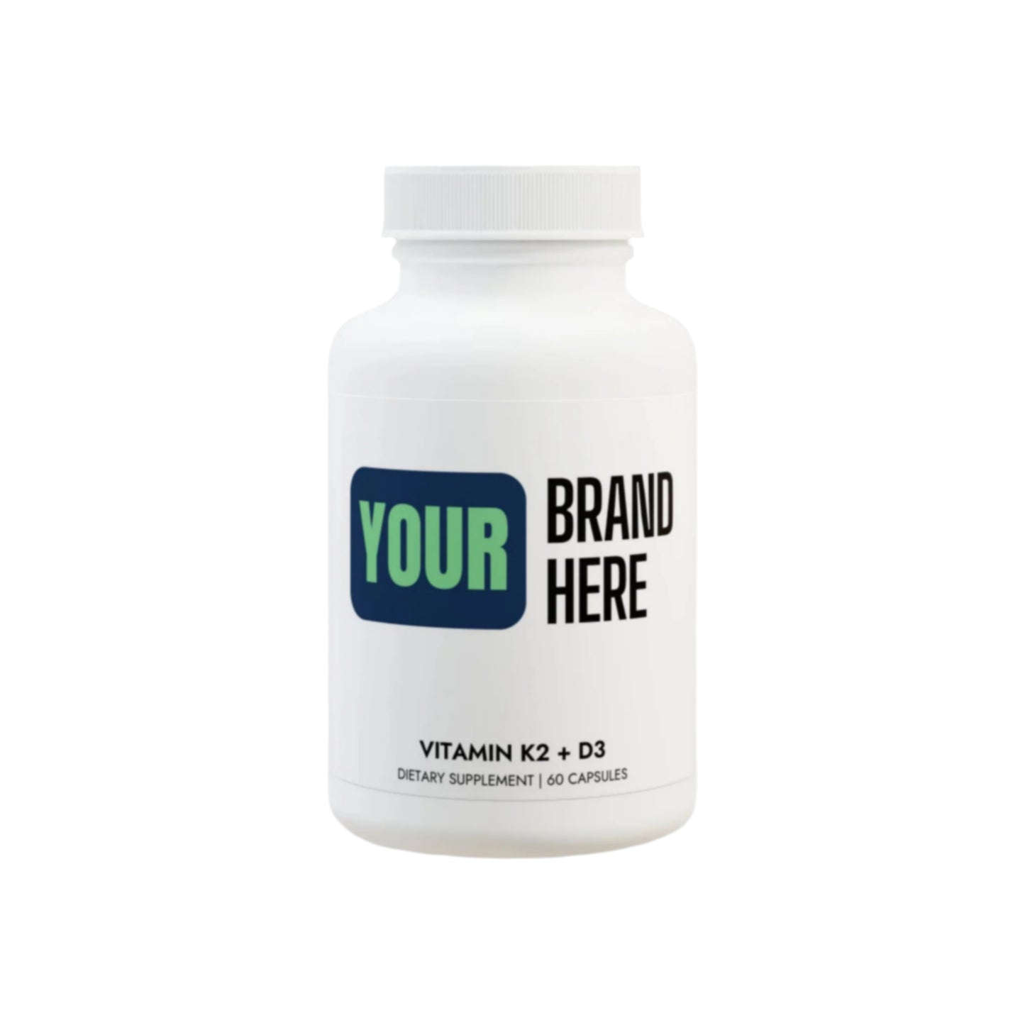 Customize Vitamin K2 + D3 Supplement (60 Capsules)
