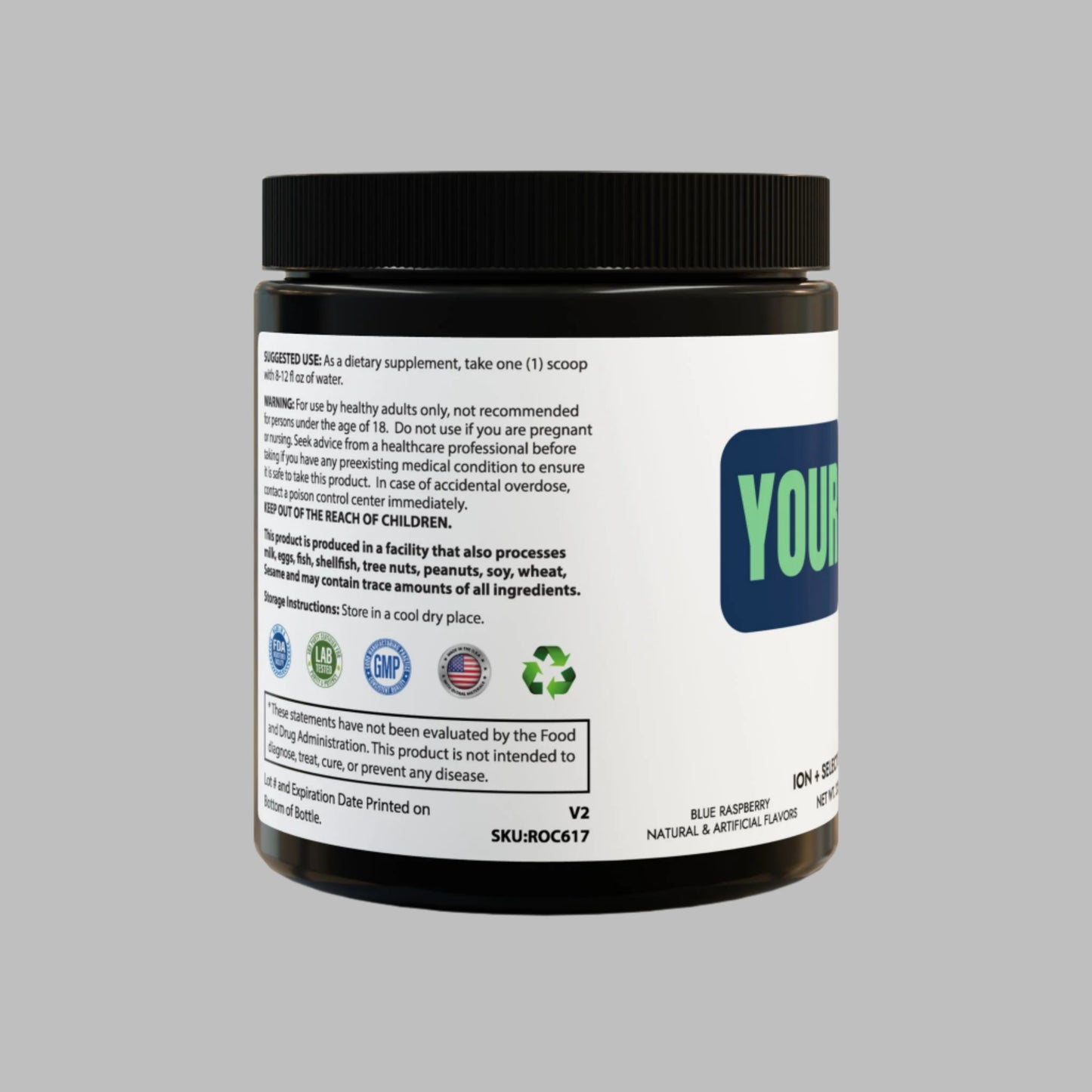 Customize ION + Select Electrolyte Supplement (225g, 7.9oz)