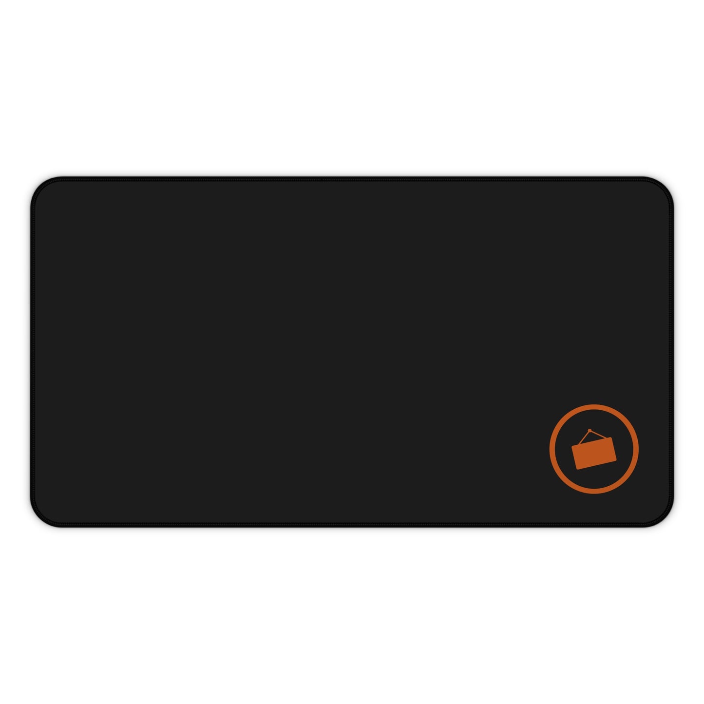 Customize Sleek Black Desk Mat | Professional Gaming & Office Mat | Ergonomic Workspace Essential