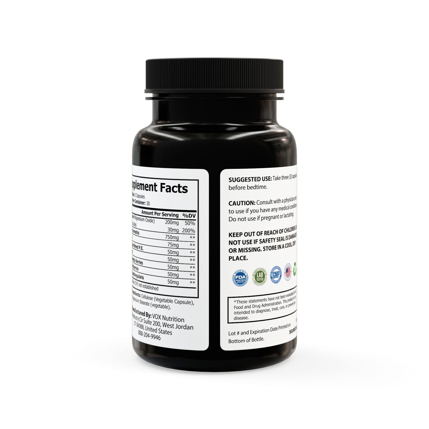 Customize Magnesium Zinc Supplement (90 Capsules)