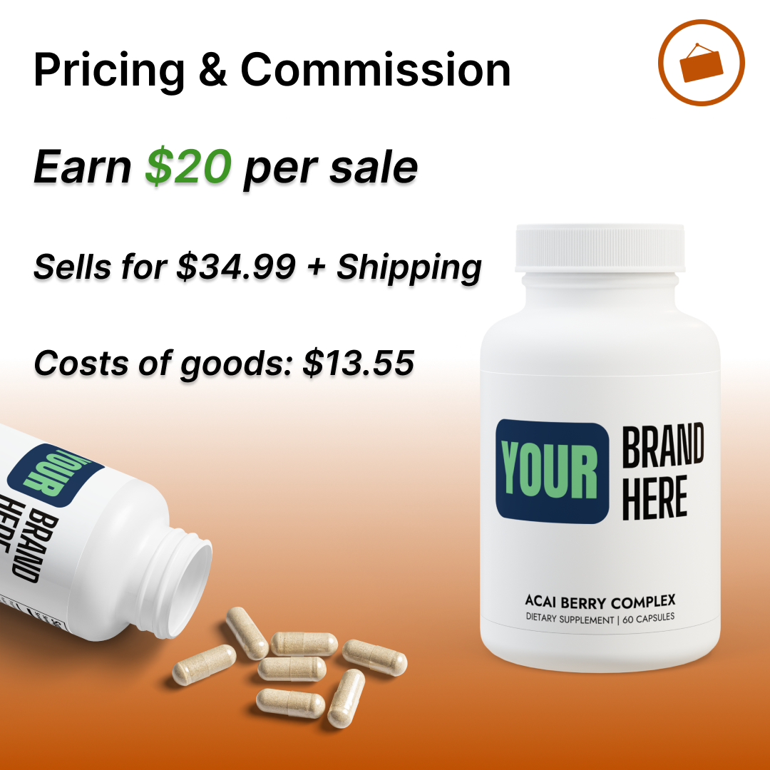 Customize Acai Berry Complex Supplement (60 Capsules)