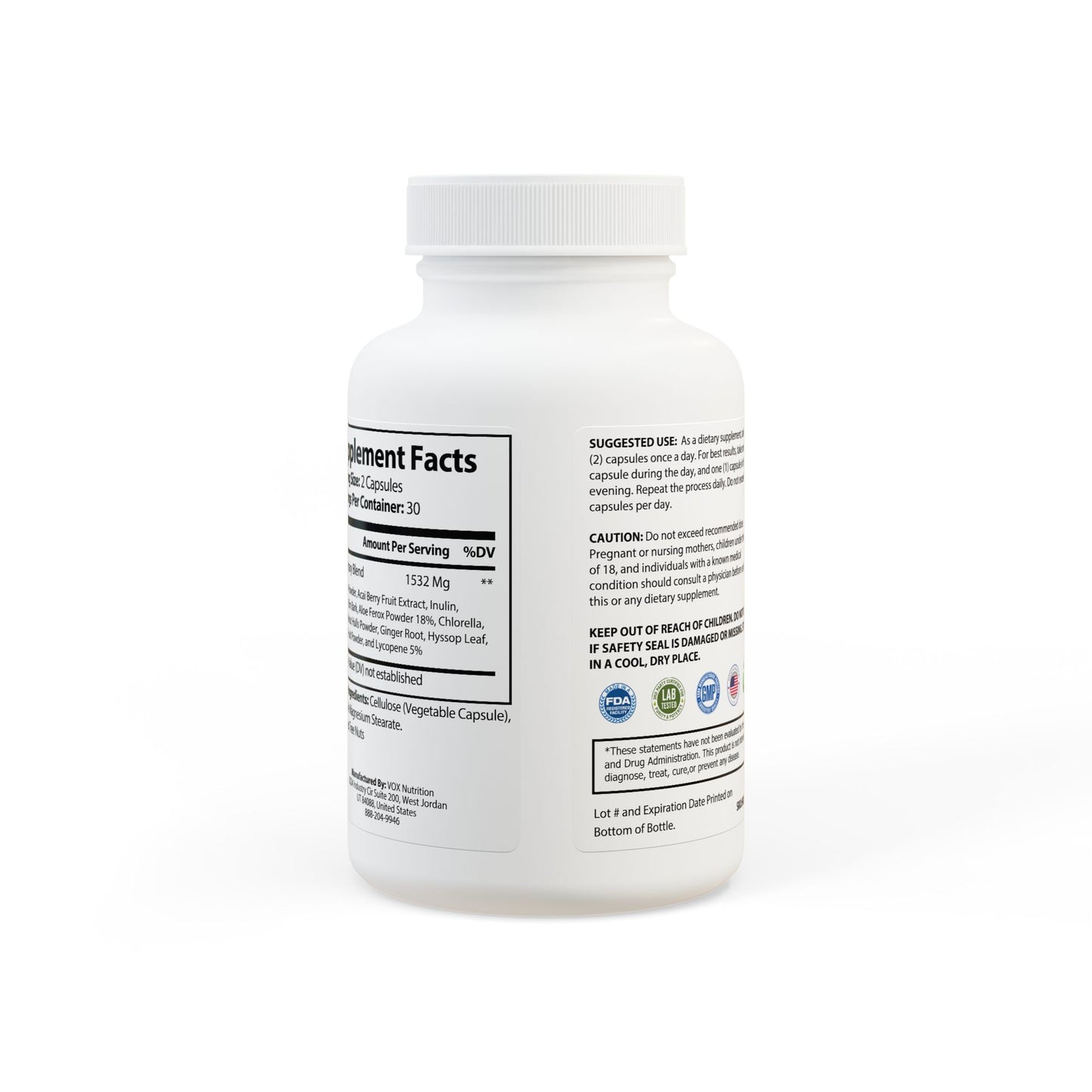 Customize Acai Berry Complex Supplement (60 Capsules)